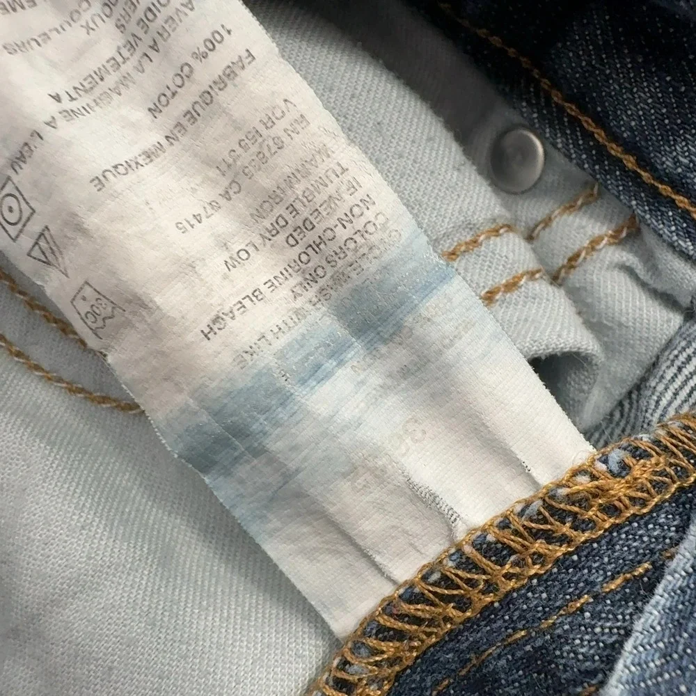 Nautica Jeans Mens 36 Blue Cotton Loose Fit Denim Casual Skater Streetwear